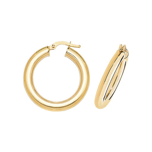 Hoop Earrings in 9K Gold