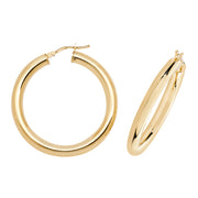 Hoop Earrings in 9K Gold