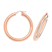 Hoop Earrings in 9K Gold