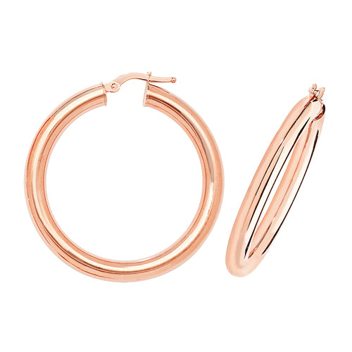 Hoop Earrings in 9K Gold