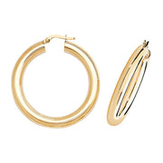 Hoop Earrings in 9K Gold