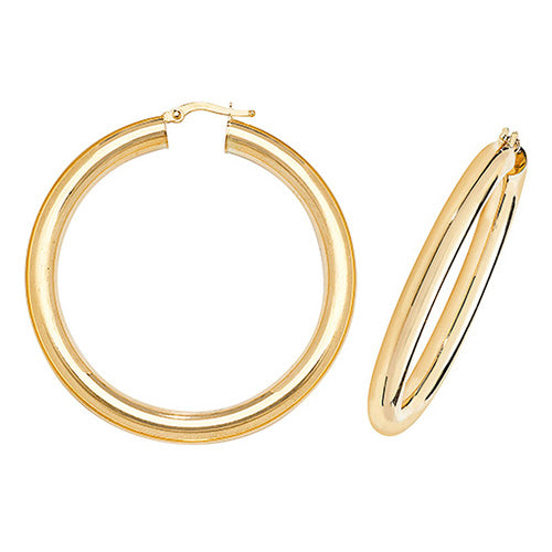 Hoop Earrings in 9K Gold