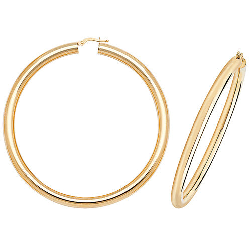 Hoop Earrings in 9K Gold
