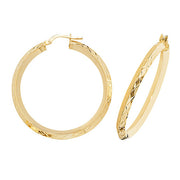 Hoop Earrings in 9K Gold