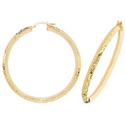Hoop Earrings in 9K Gold