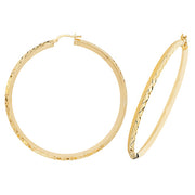 Hoop Earrings in 9K Gold