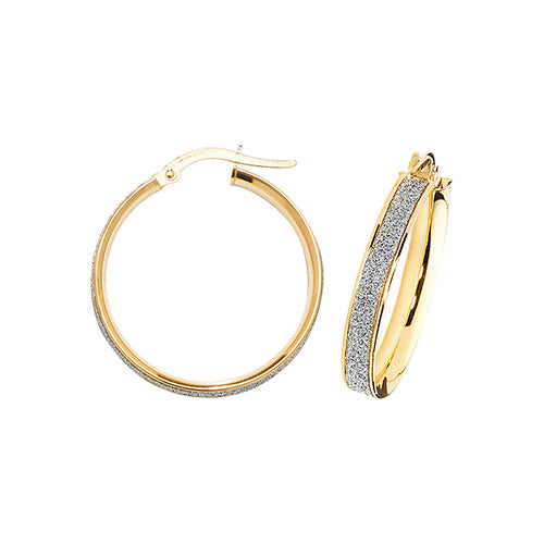 Hoop Earrings in 9K Gold
