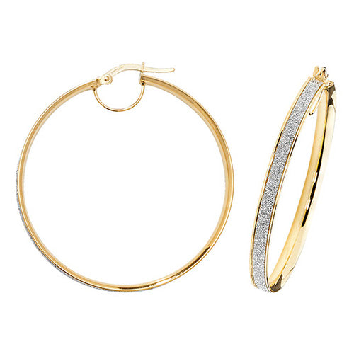 Hoop Earrings in 9K Gold