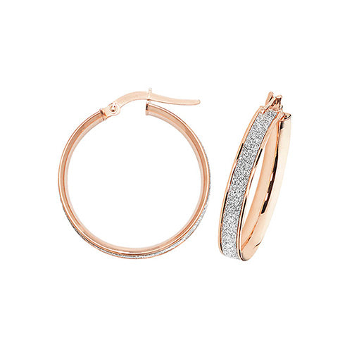 Hoop Earrings in 9K Gold
