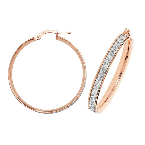 Hoop Earrings in 9K Gold