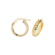 Hoop Earrings in 9K Gold