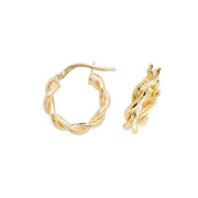 Hoop Earrings in 9K Gold