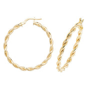 Hoop Earrings in 9K Gold