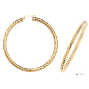 Hoop Earrings in 9K Gold