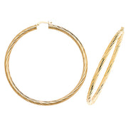 Hoop Earrings in 9K Gold