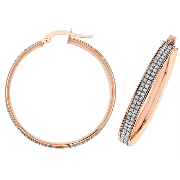 Hoop Earrings in 9K Gold