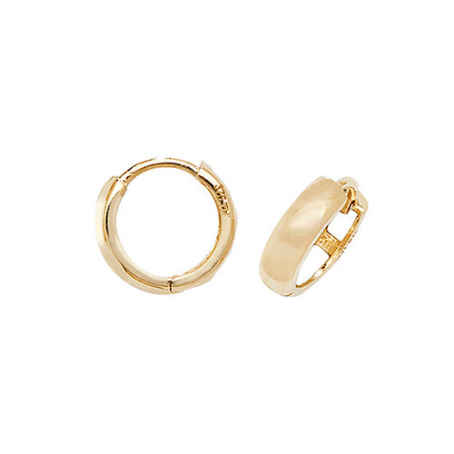 9K Yellow Gold Hinged Earrings