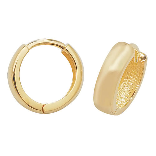 9K Yellow Gold Hinged Earrings | Charmé