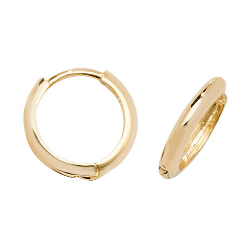 9K Yellow Gold Hinged Earrings