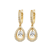 9K Yellow Gold Drop Earrings