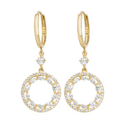 9K Yellow Gold Drop Earrings | Charmé