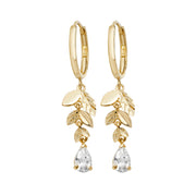 9K Yellow Gold Drop Earrings | Charmé