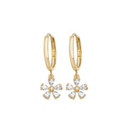 9K Yellow Gold Drop Earrings | Charmé