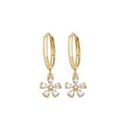 9K Yellow Gold Drop Earrings