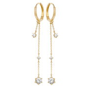 9K Yellow Gold Drop Earrings | Charmé
