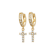 9K Yellow Gold Drop Earrings | Charmé