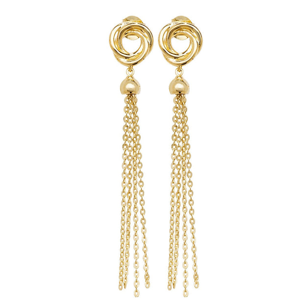 9K Yellow Gold Drop Earrings | Charm√©