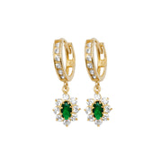 9K Yellow Gold Drop Earrings