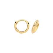 9K Yellow Gold Hinged Earrings | Charmé