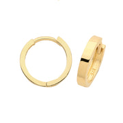 9K Yellow Gold Hinged Earrings