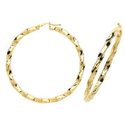 Hoop Earrings in 9K Gold