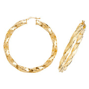 Hoop Earrings in 9K Gold