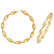 Hoop Earrings in 9K Gold