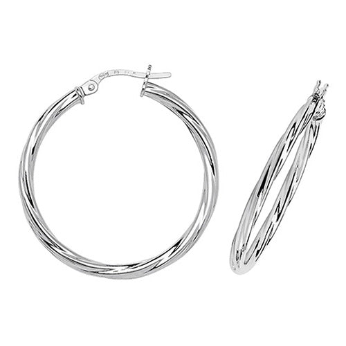 Hoop Earrings in 9K Gold