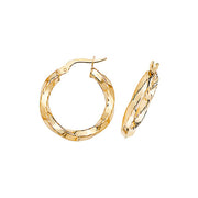 Hoop Earrings in 9K Gold