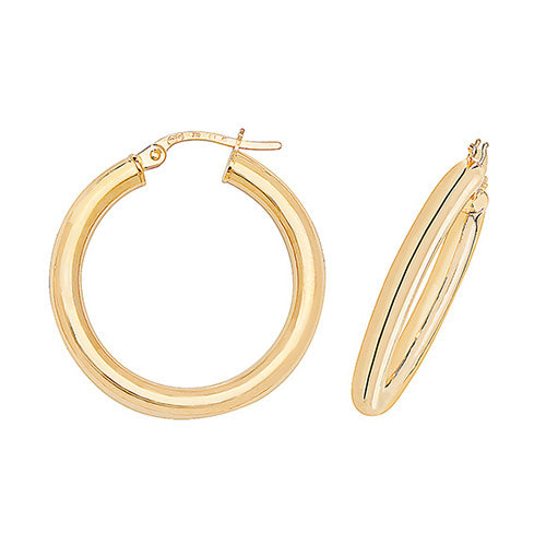 Hoop Earrings in 9K Gold