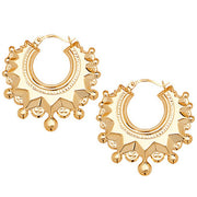 9K Yellow Gold Creole Earrings