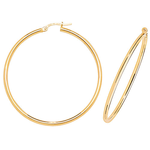 Hoop Earrings in 9K Gold