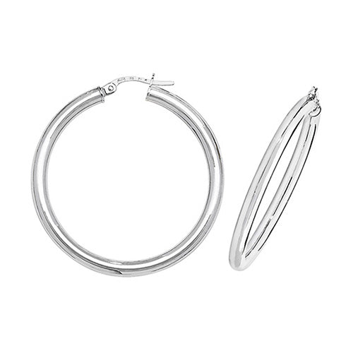 Hoop Earrings in 9K Gold