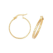 Hoop Earrings in 9K Gold