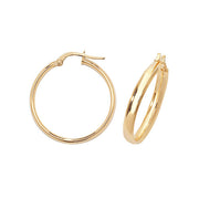 Hoop Earrings in 9K Gold
