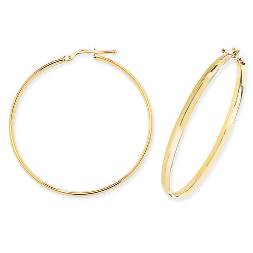Hoop Earrings in 9K Gold