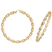 Hoop Earrings in 9K Gold