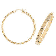 Hoop Earrings in 9K Gold