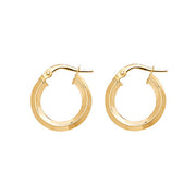 Hoop Earrings in 9K Gold