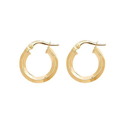 Hoop Earrings in 9K Gold